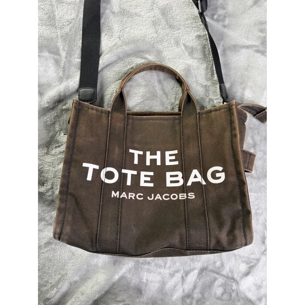 Marc Jacobs The Tote Bag Small Brown Womens Top Handle